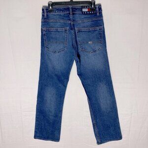 Vintage Y2K Tommy Jeans Tommy Hilfiger Big Flag Distressed Straight Leg Jeans 29